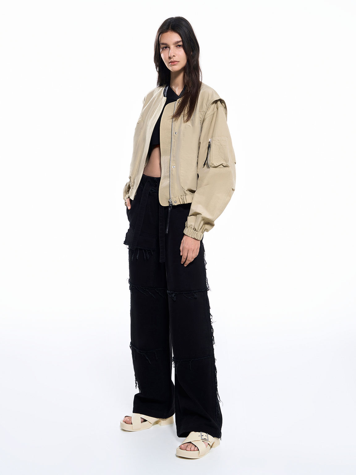 Straight platform sandals online