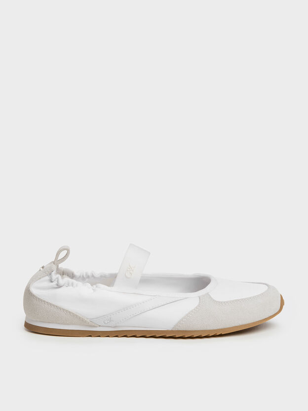 Jace Mary Jane Sneakers, White, hi-res