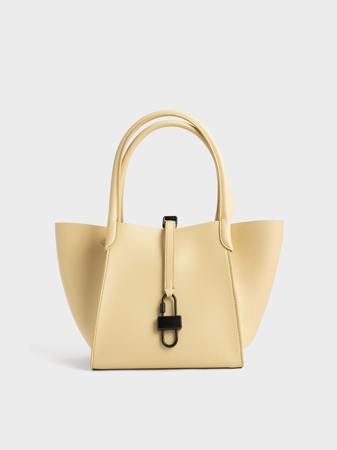 Charles and keith textured tote bag clearance