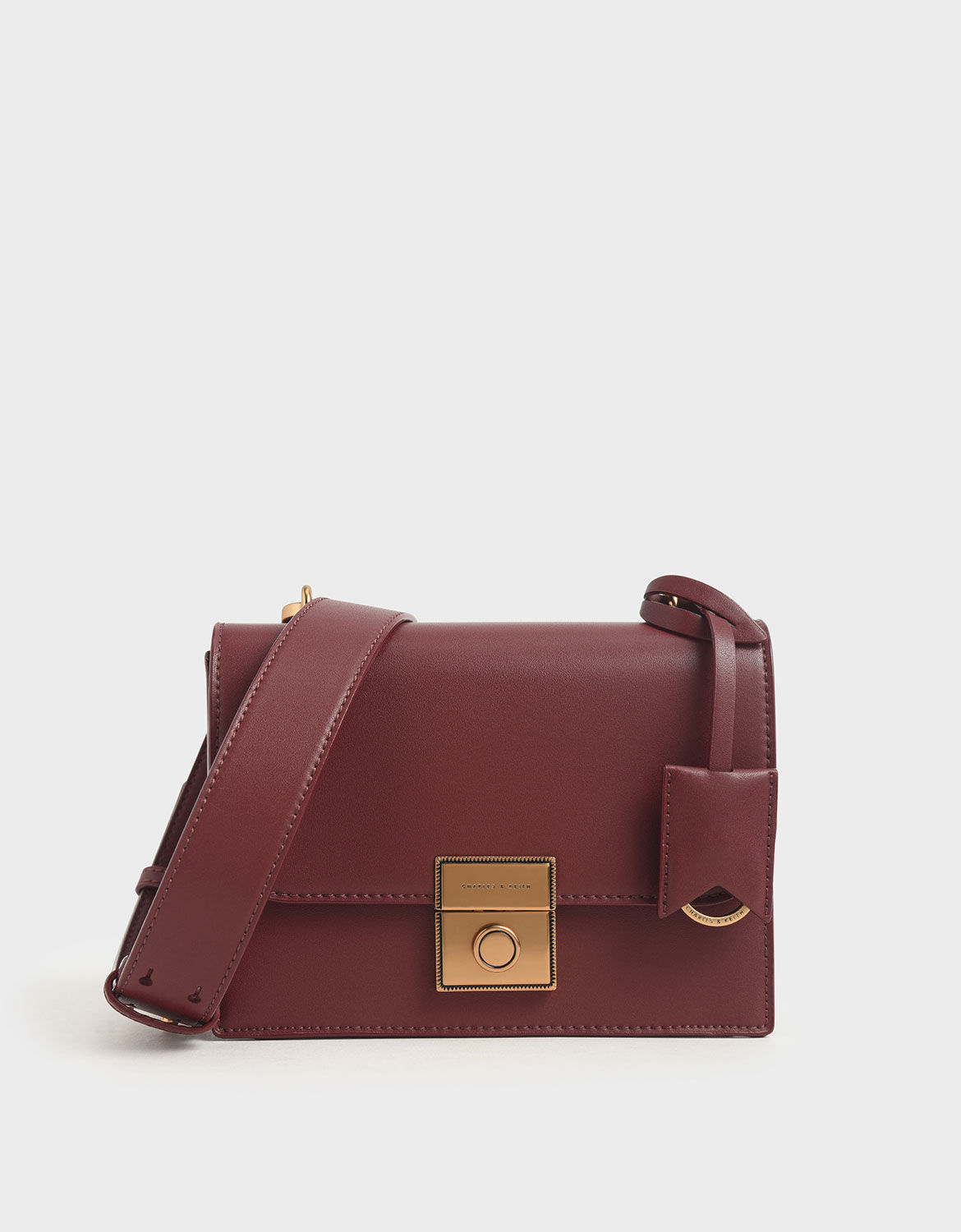 maroon crossbody bag