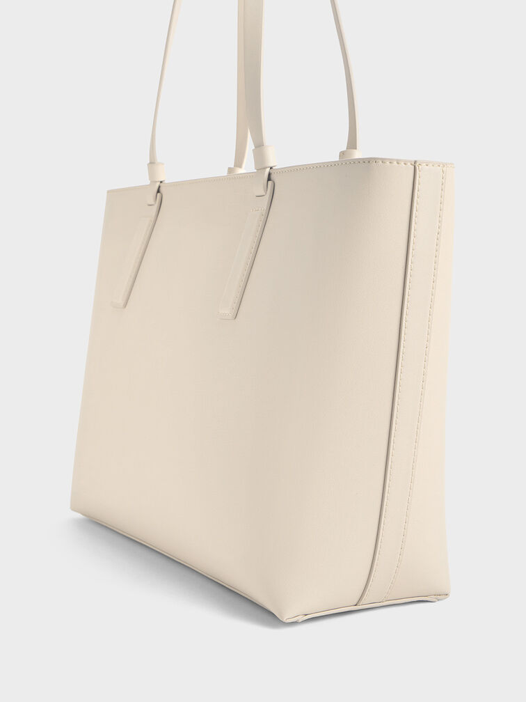 Noelle Tote Bag, Ivory, hi-res