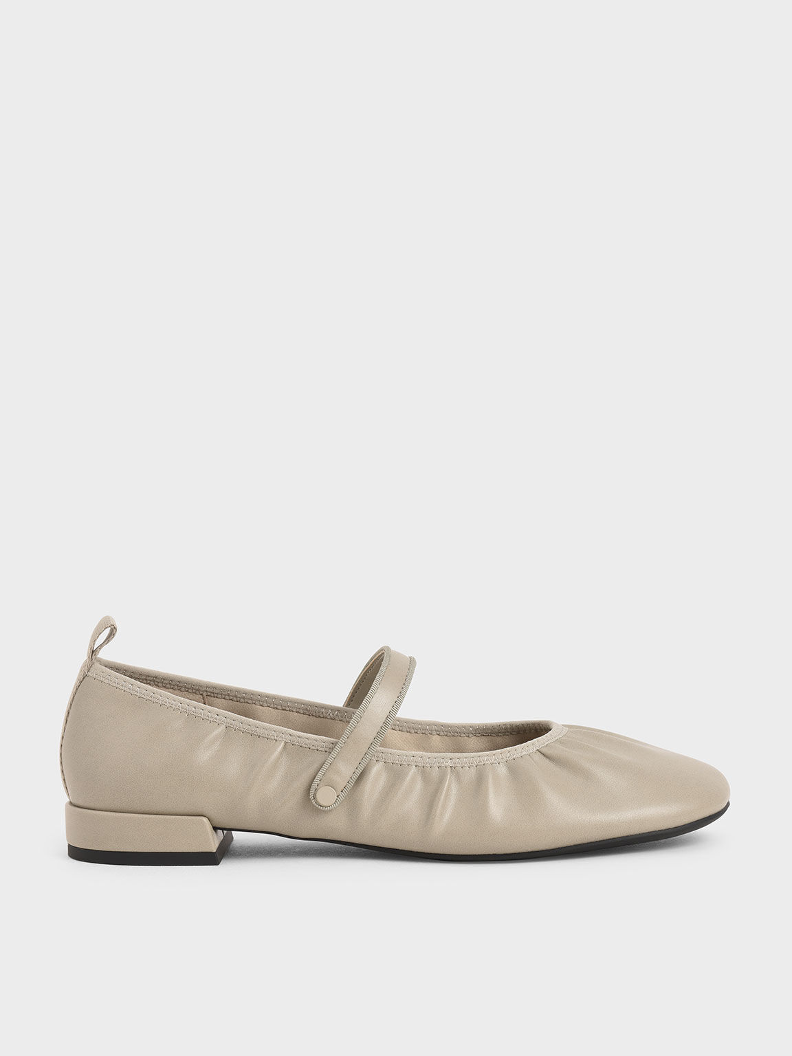 Mary Jane Flats, Taupe, hi-res