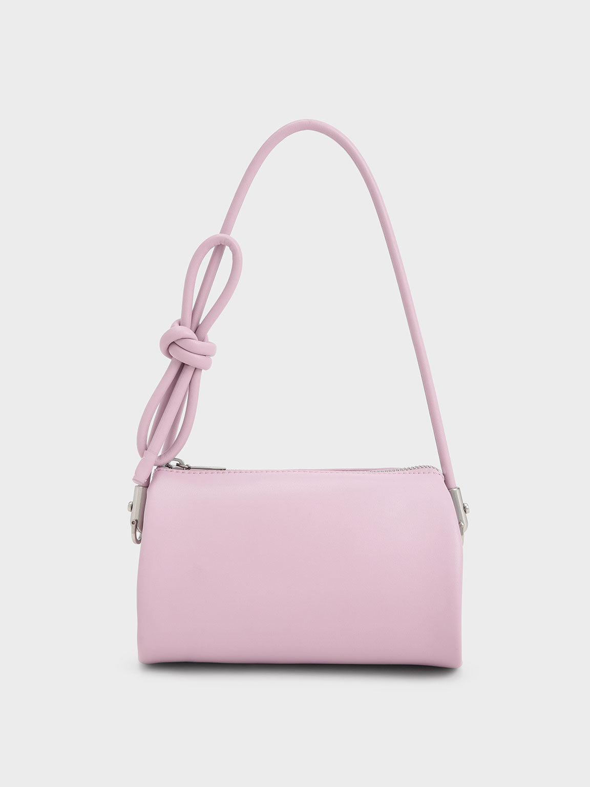 Knotted Handle Shoulder Bag, Lilac, hi-res