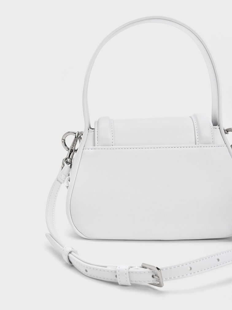 Bolso Shiloh con asa superior, Blanco, hi-res