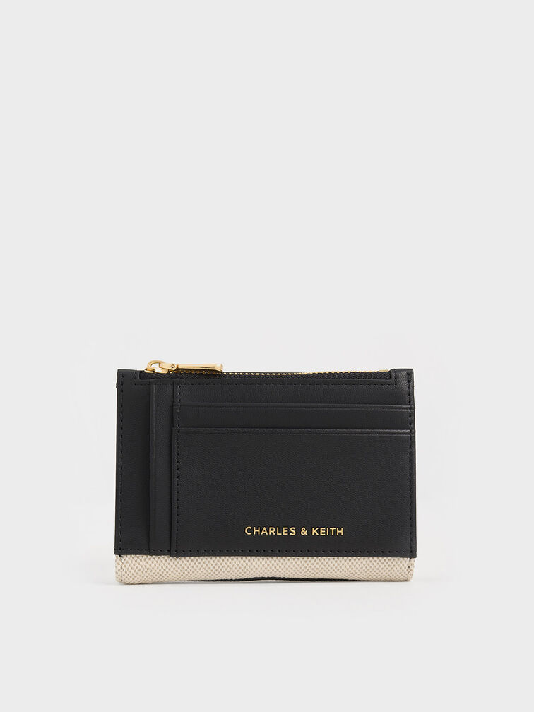 Eleni Canvas Chevron Wallet, Multi, hi-res