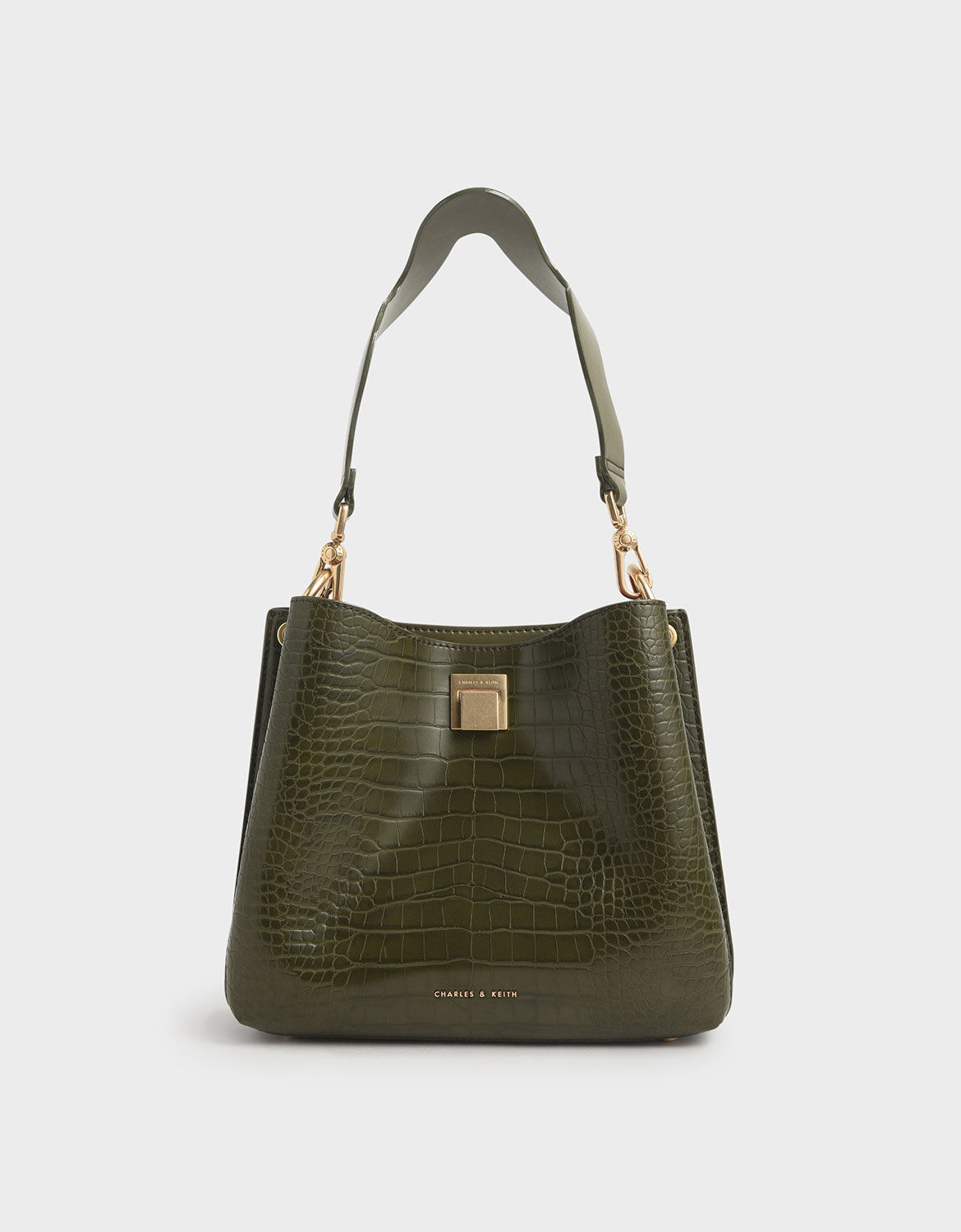 charles and keith classic bucket bag