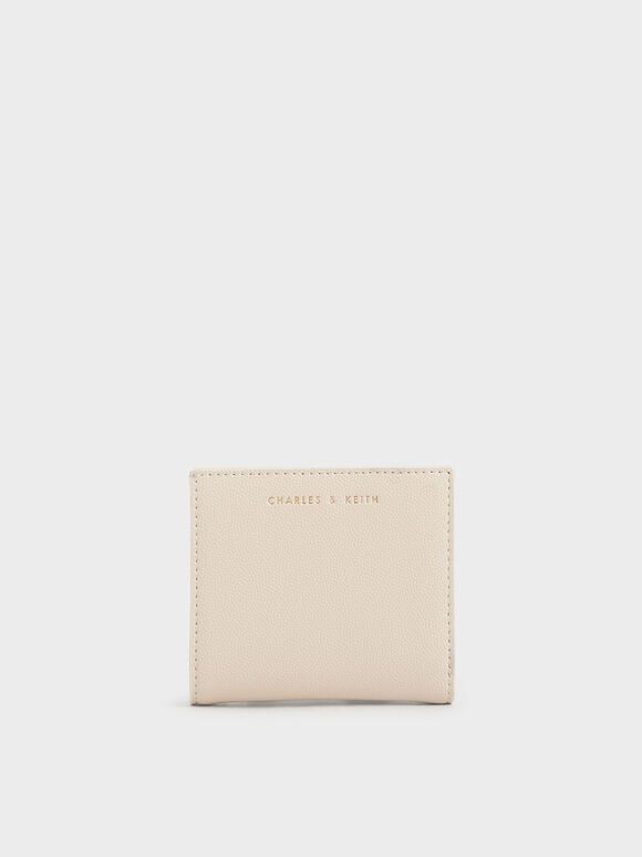 Square Small Wallet, Ivory, hi-res