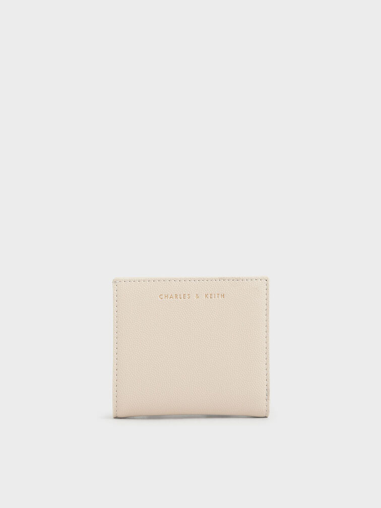 Square Small Wallet, Ivory, hi-res