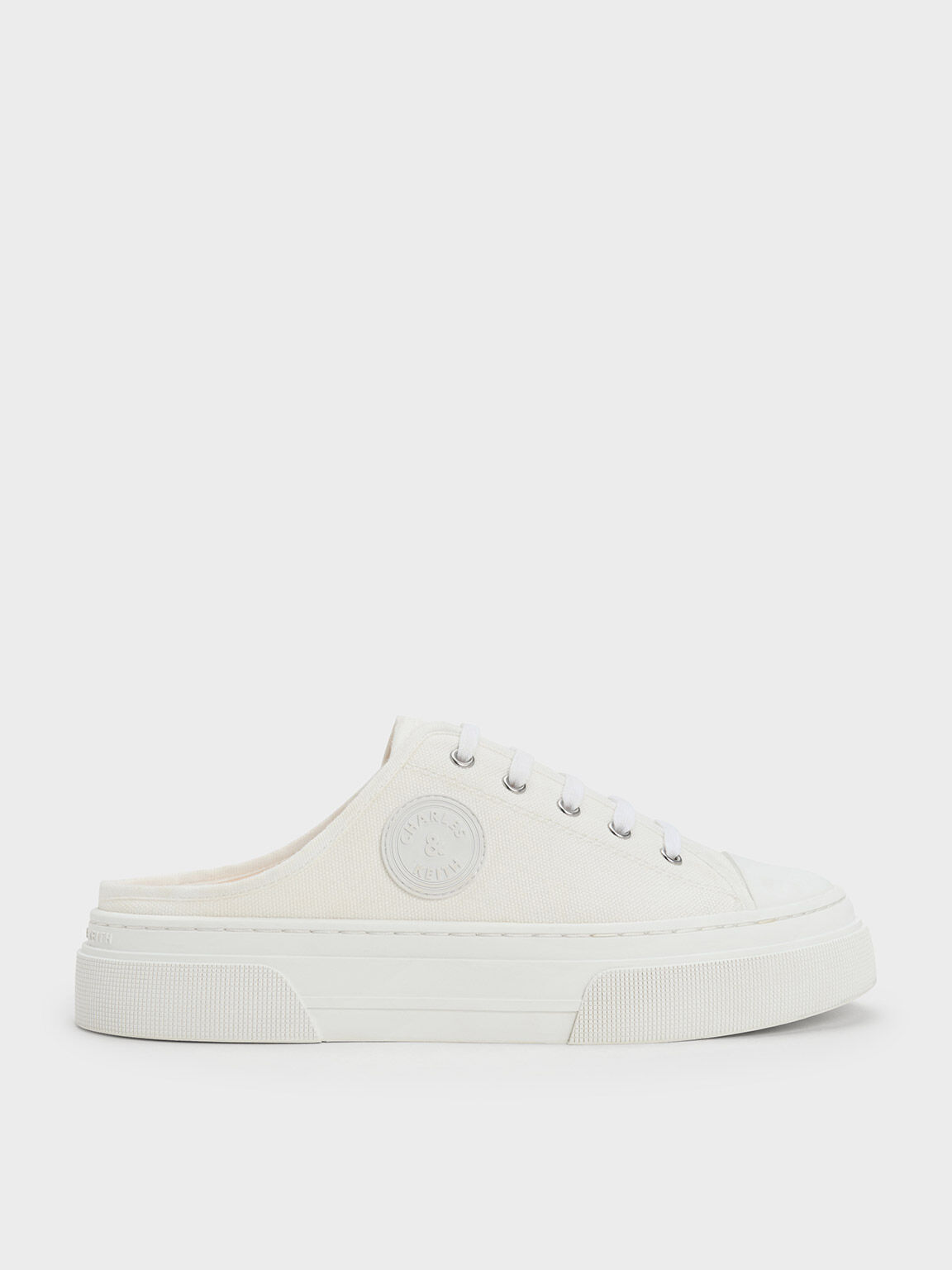 White canvas slip best sale on