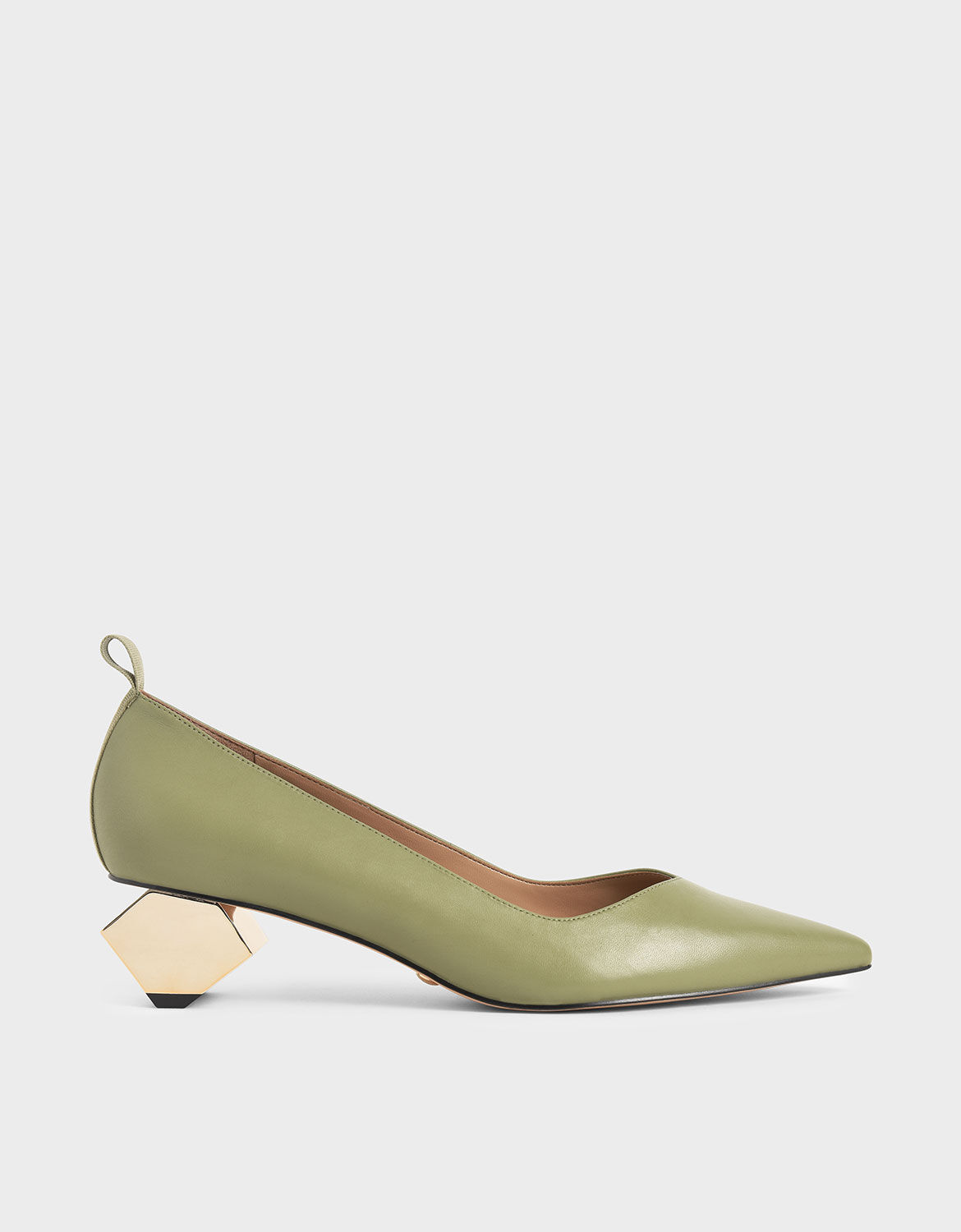 sage green pumps