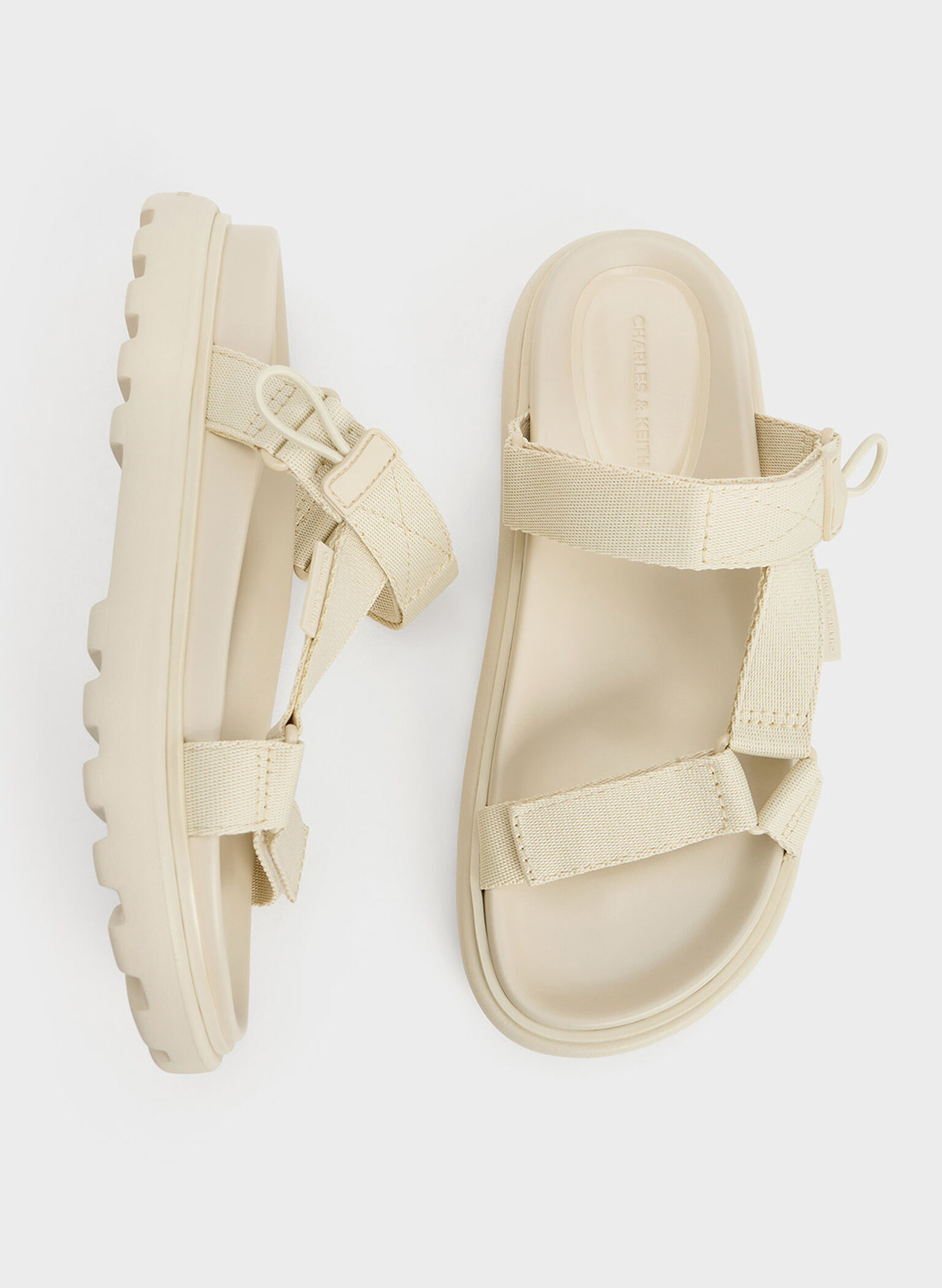Maisie Sports Sandals, Beige, hi-res