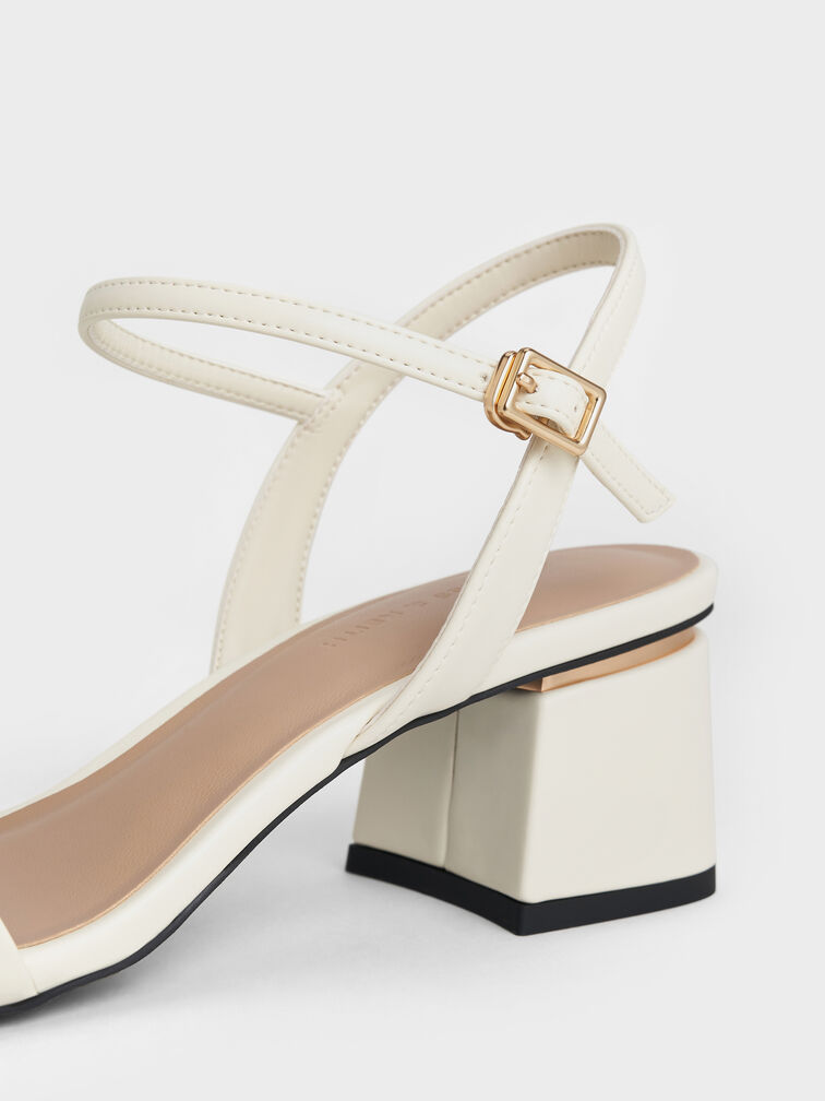 Sylva Block-Heel Sandals, Chalk, hi-res