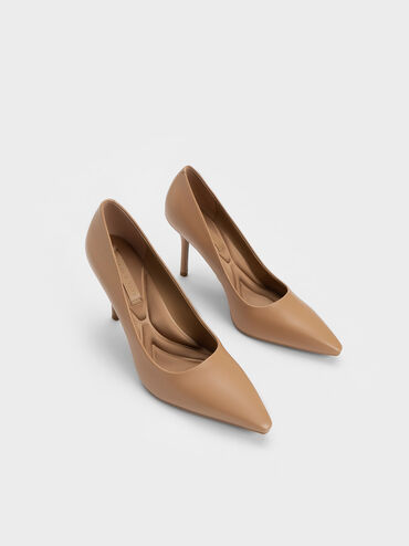 Emmy Stiletto Heel Pumps, Sand, hi-res