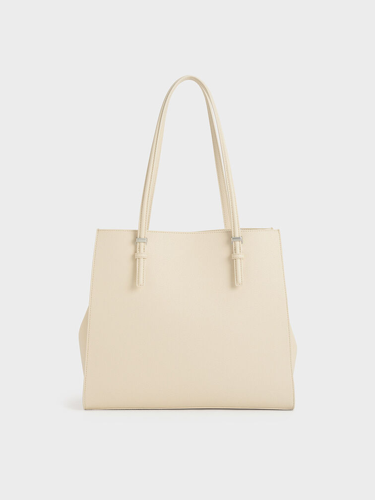 Sansa Tote Bag, Beige, hi-res