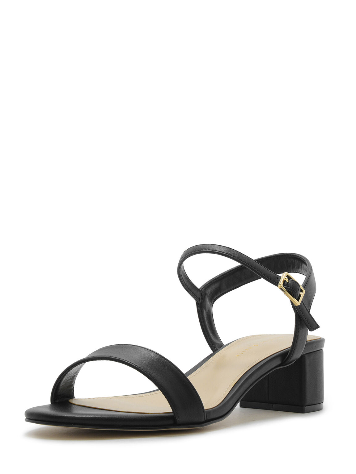Open-Toe Sandals, Black, hi-res