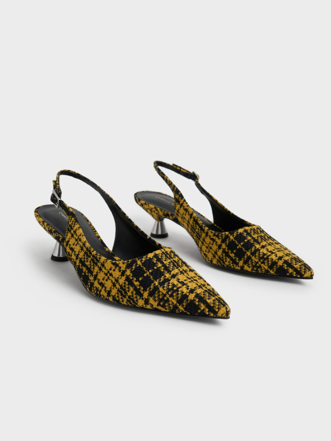 Checkered heels hotsell