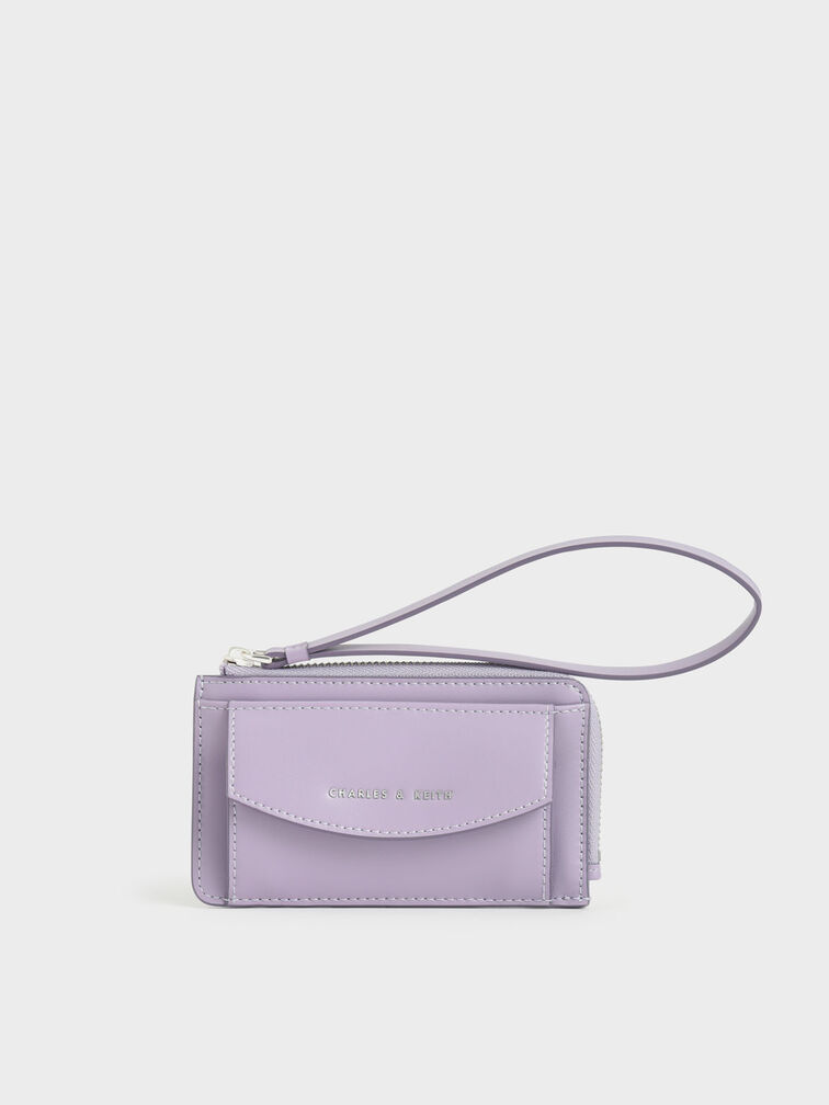 Wristlet Card Holder, Lilac, hi-res