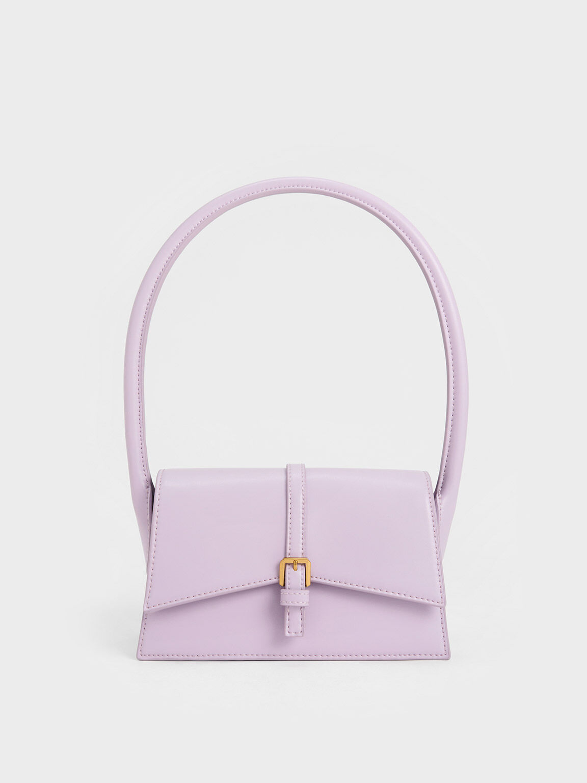 Annelise Belted Trapeze Bag, Lilac, hi-res