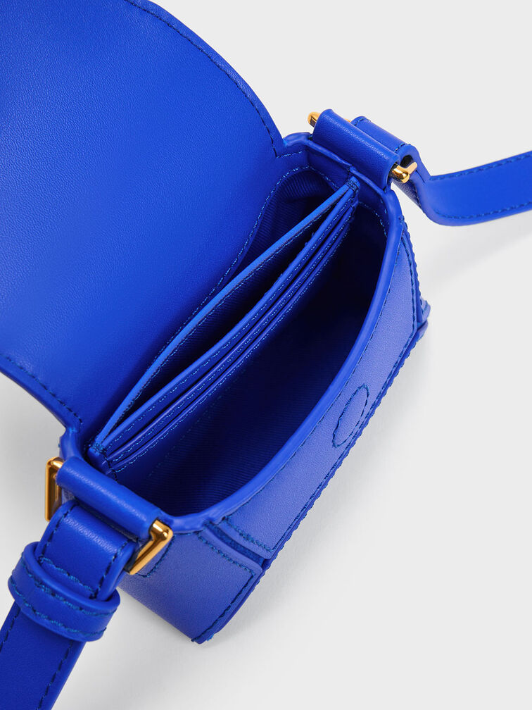 Nasrin Geometric Mini Bag, Cerulean, hi-res