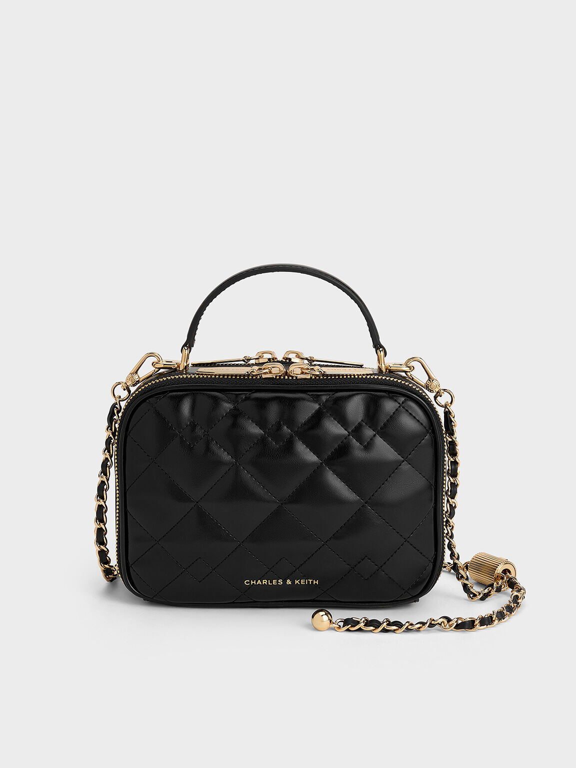 Quilted shoulder bag charles and keith sale