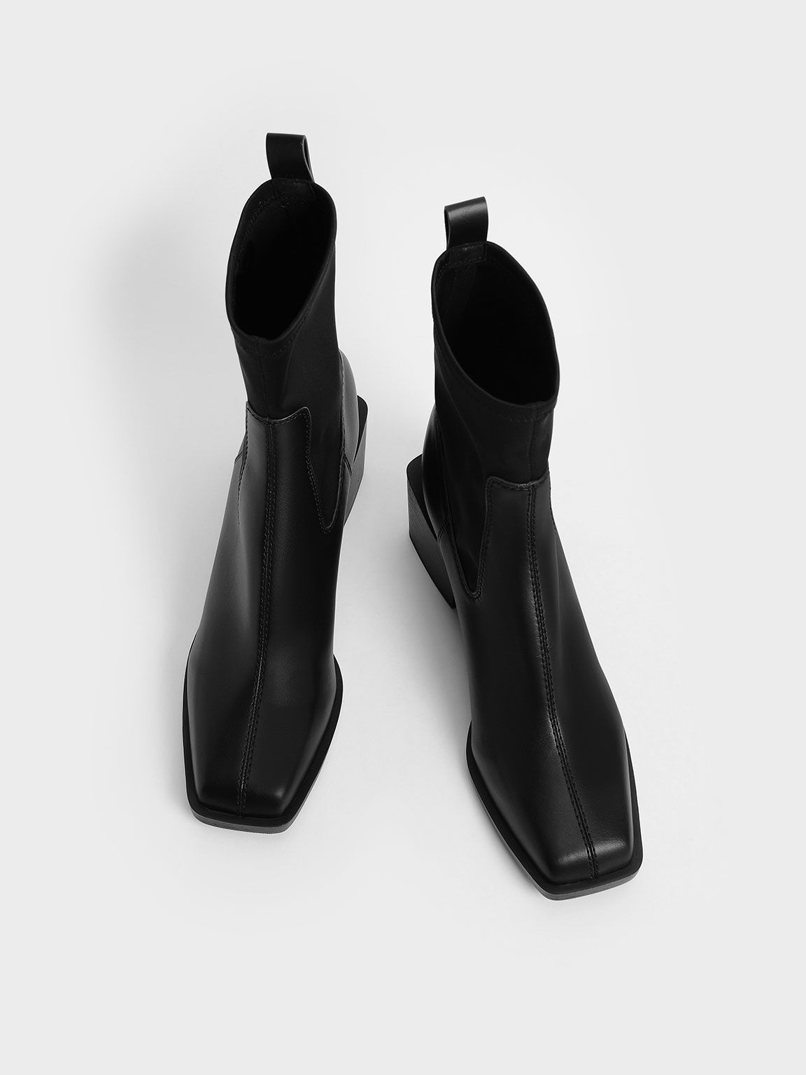 Black Sock Boots CHARLES KEITH International