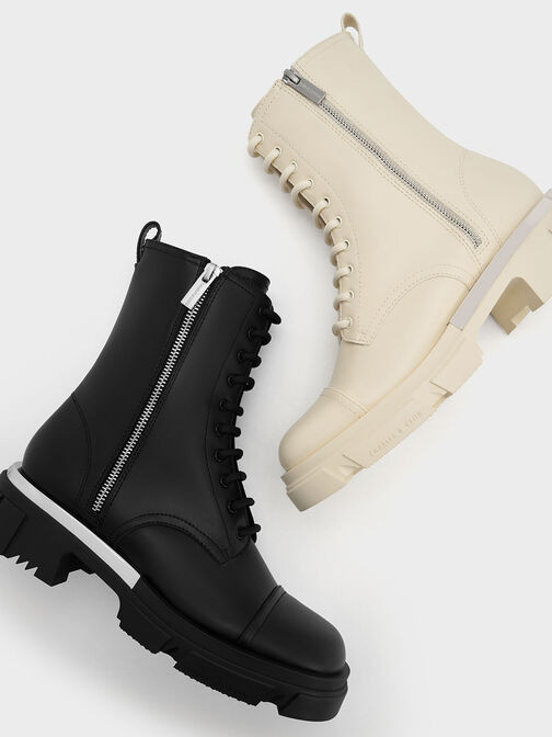 Botas Dakota con cordones, Negro, hi-res