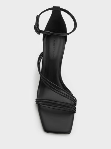 Fianna Ankle-Strap Stiletto Sandals, Black, hi-res