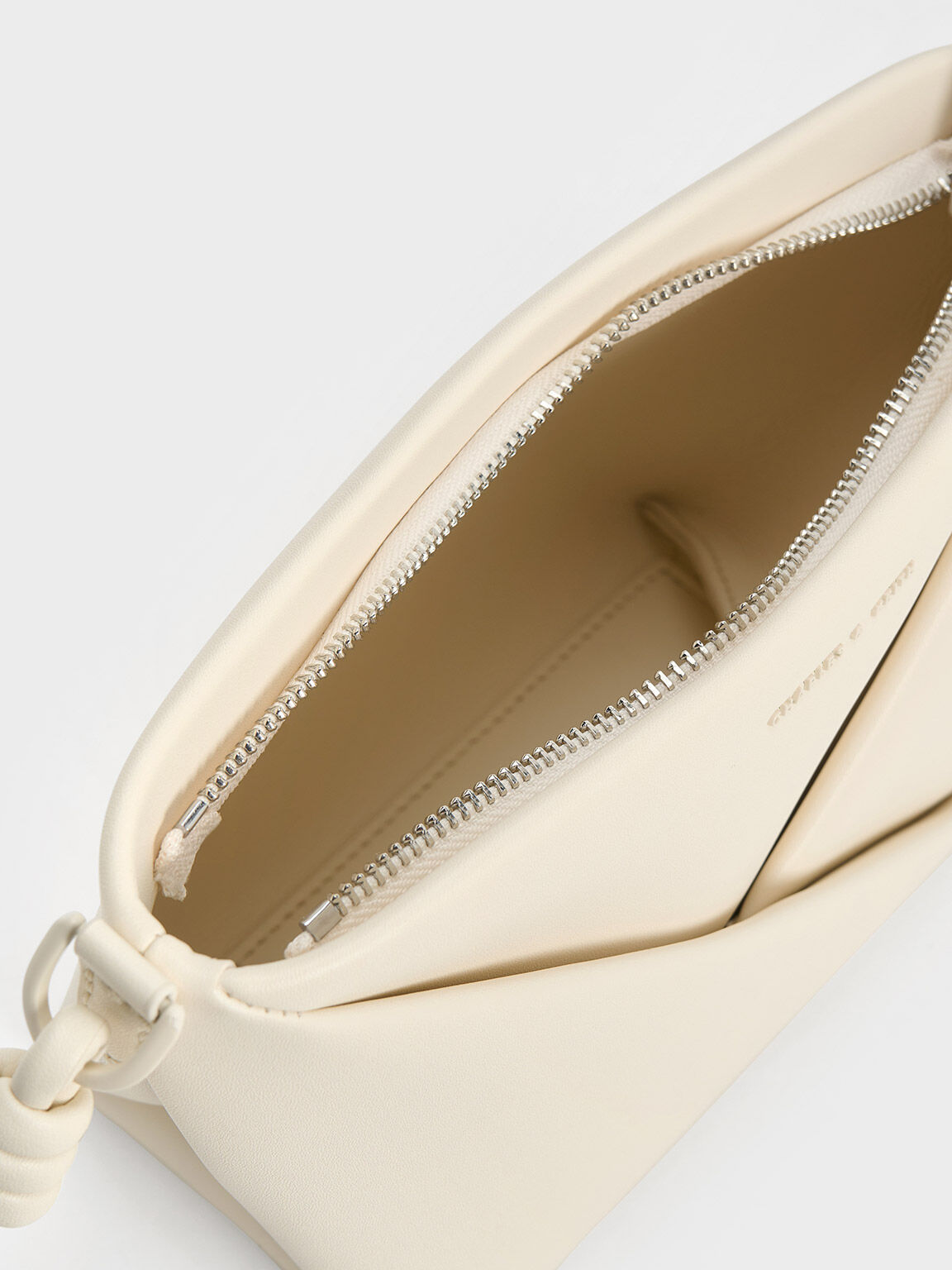 Cream leather 2025 crossbody bag