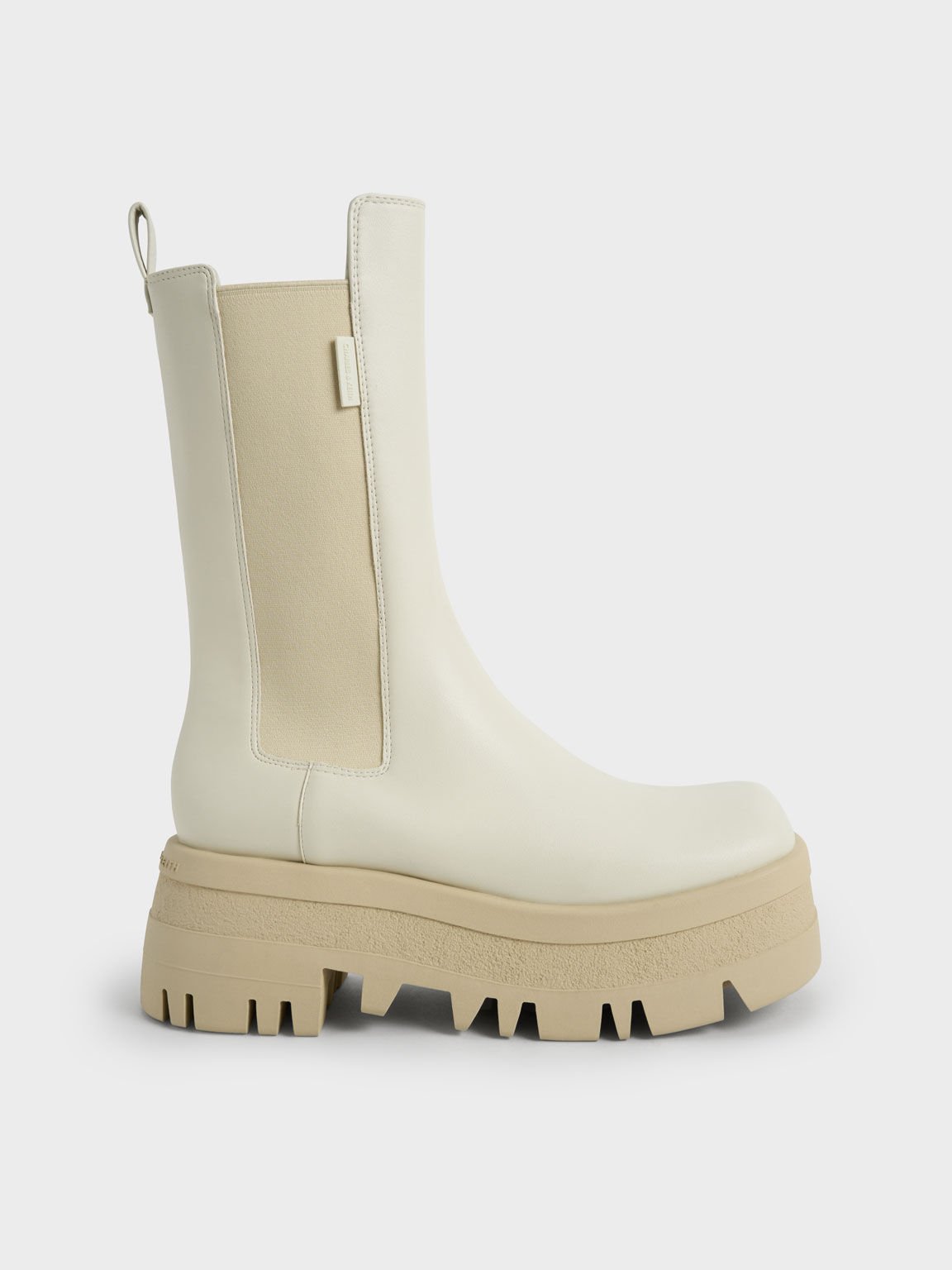 Rainier Platform Chelsea Boots, Chalk, hi-res