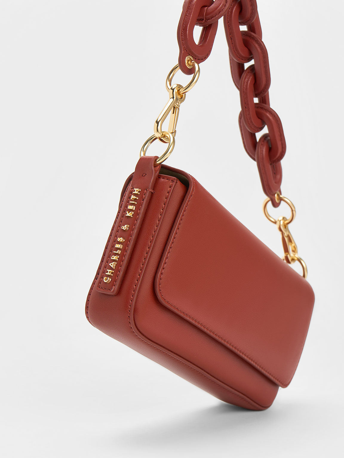 Charles and keith orange bag new arrivals