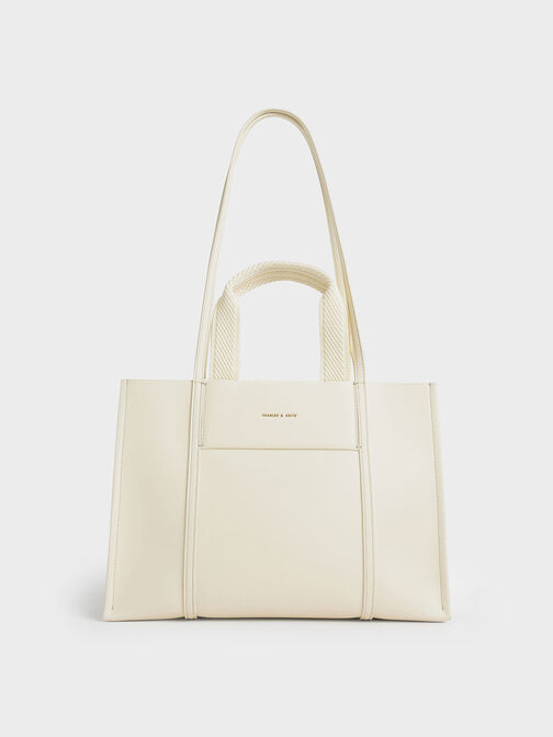 Shalia Tote Bag, Cream, hi-res