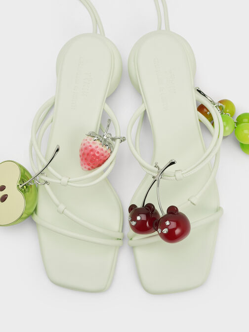 Strappy Tie-Around Sandals, Mint Sorbet, hi-res