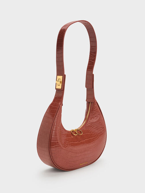 Brown NGLC Ladies Fashion Stylish Handbag