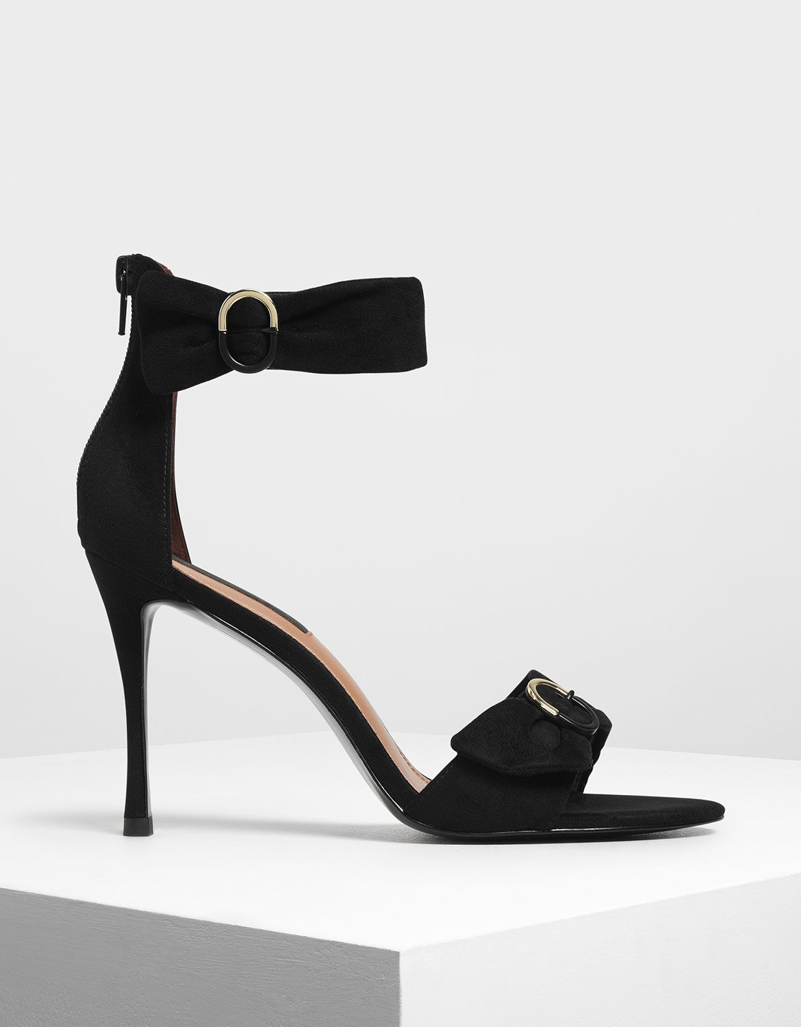 buckle high heels