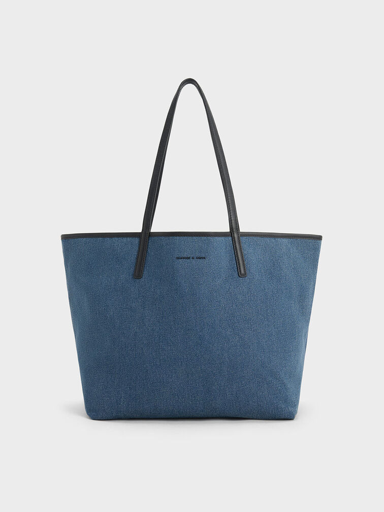 denim tote bag