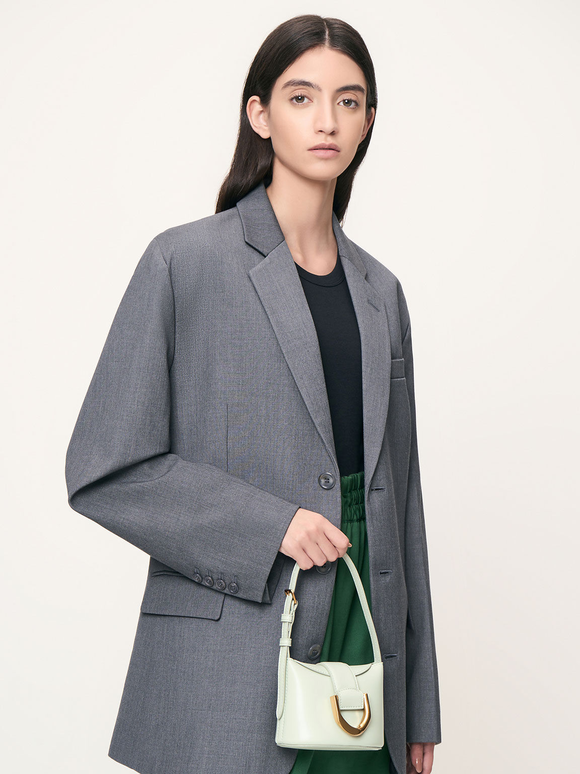 Gabine Bucket Bag, Mint Green, hi-res