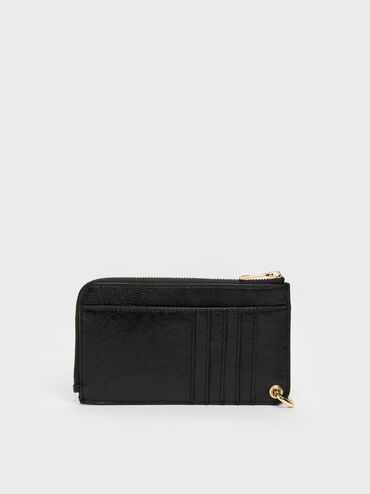 Lillith Zip-Around Wristlet, Black, hi-res