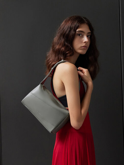 Trin Shoulder Bag, Grey, hi-res