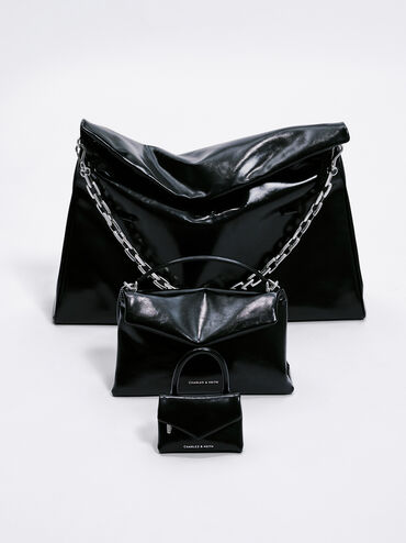 Andromeda Micro Bag Charm, Noir, hi-res
