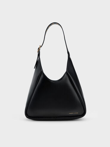 Buzz Hobo Bag, Black, hi-res