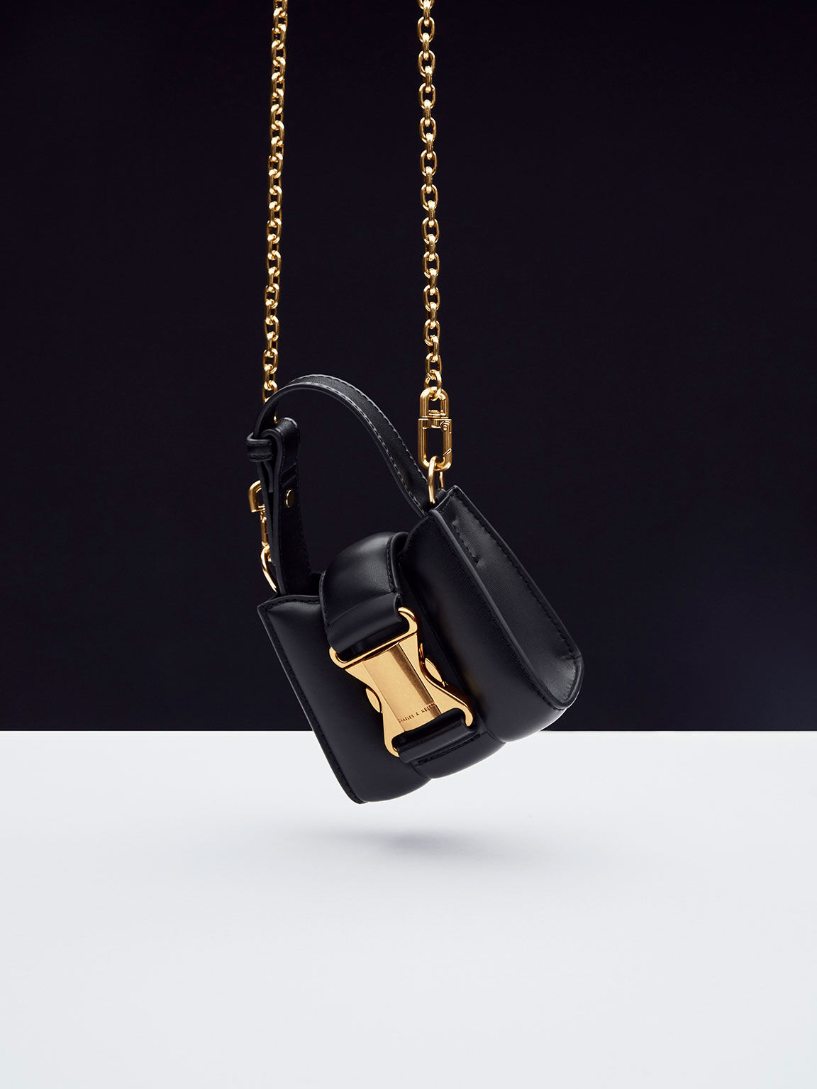 Ivy Top Handle Mini Bag Black
