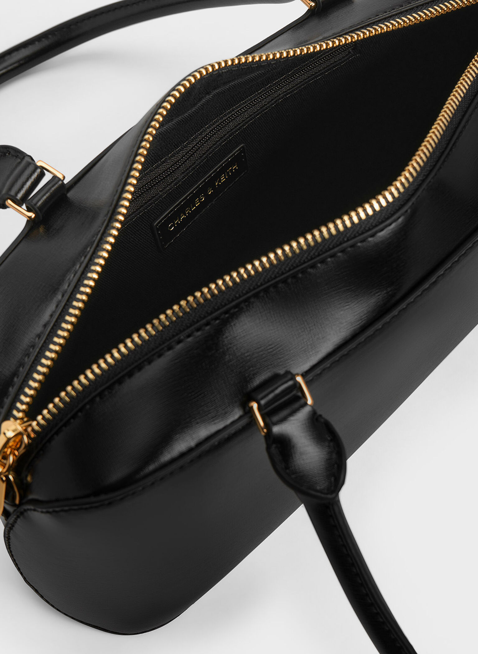 Wisteria Elongated Top Handle Bag, Black, hi-res