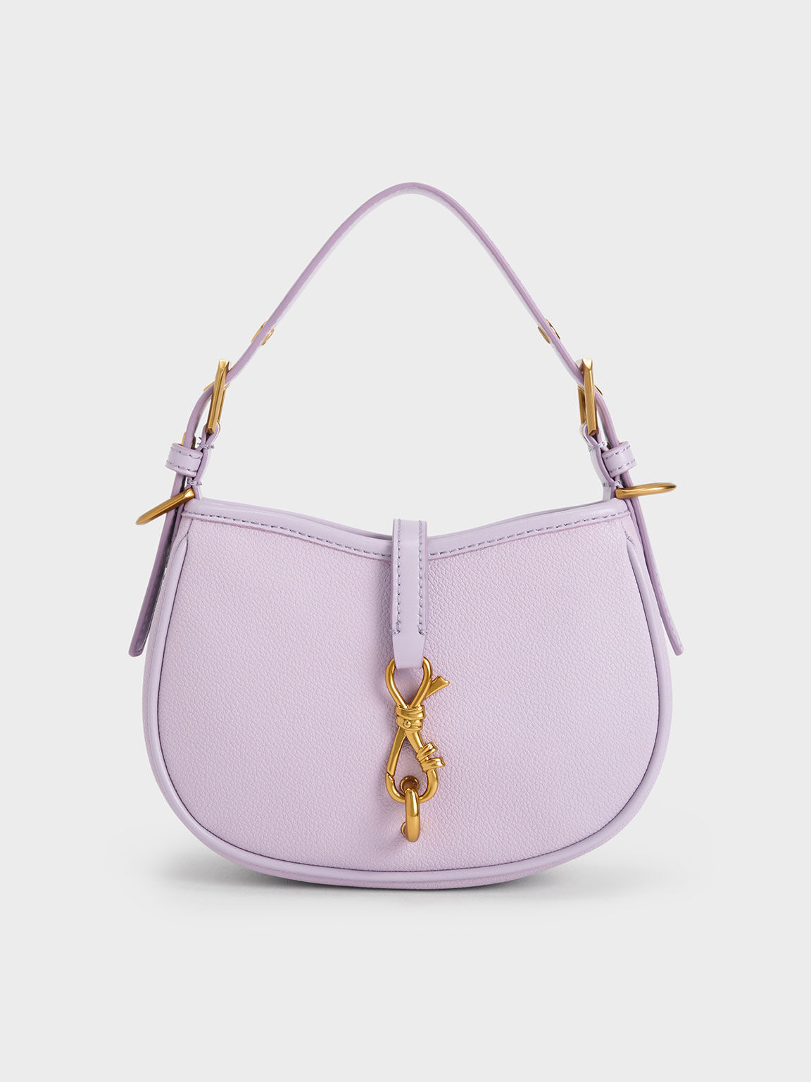Thessaly Metallic Accent Bag, Lilac, hi-res