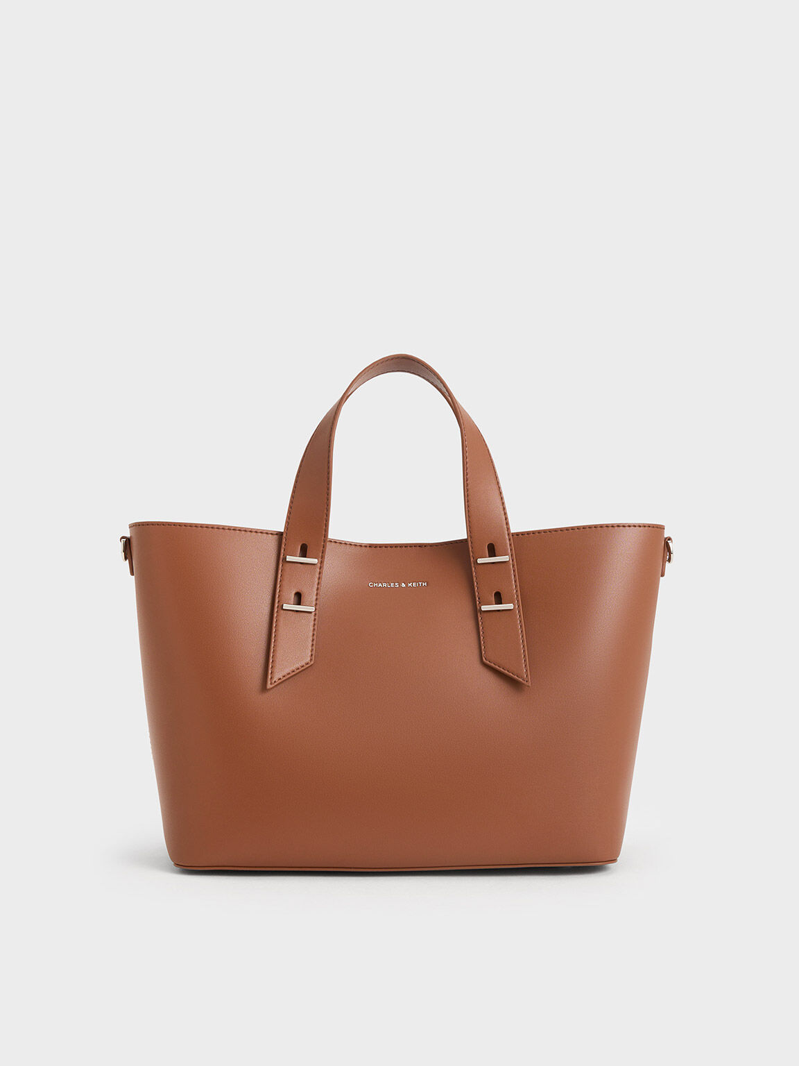 Chocolate Shania Tote Bag CHARLES KEITH US