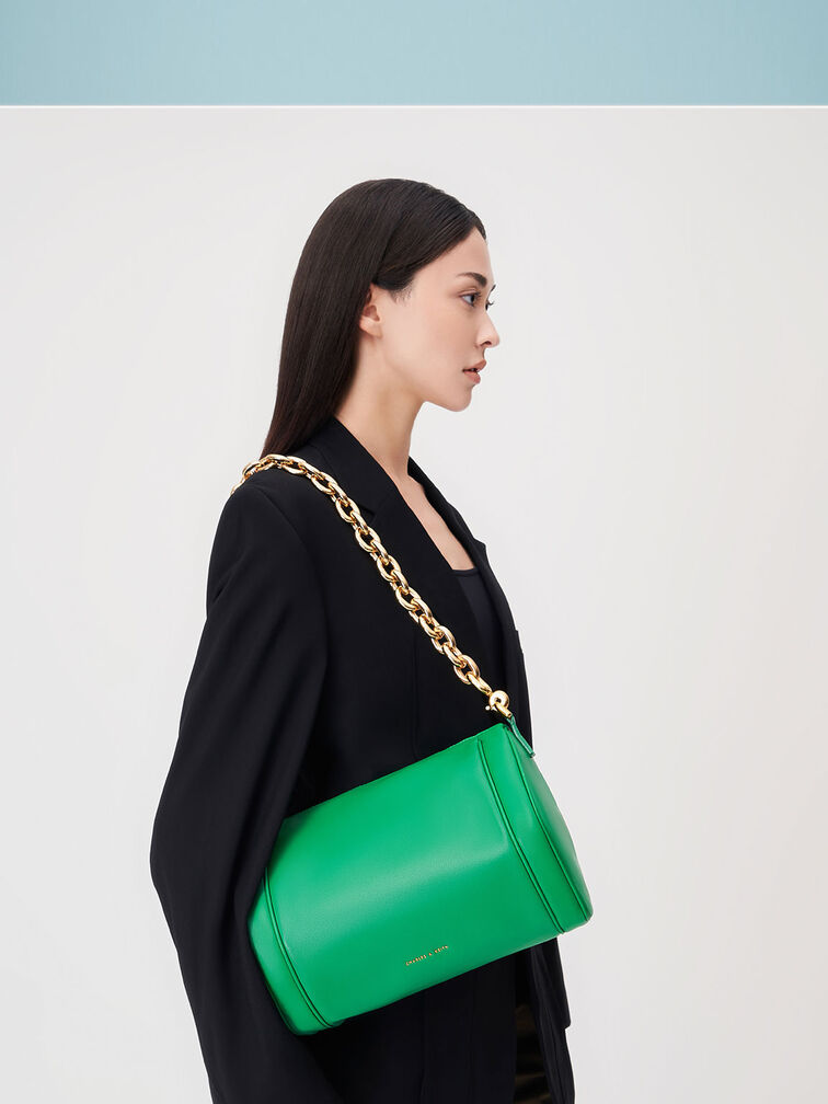 Ridley Shoulder Bag, Green, hi-res