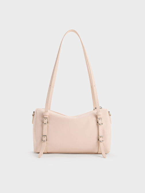 Mini Levy Nylon Shoulder Bag, Soft Pink, hi-res