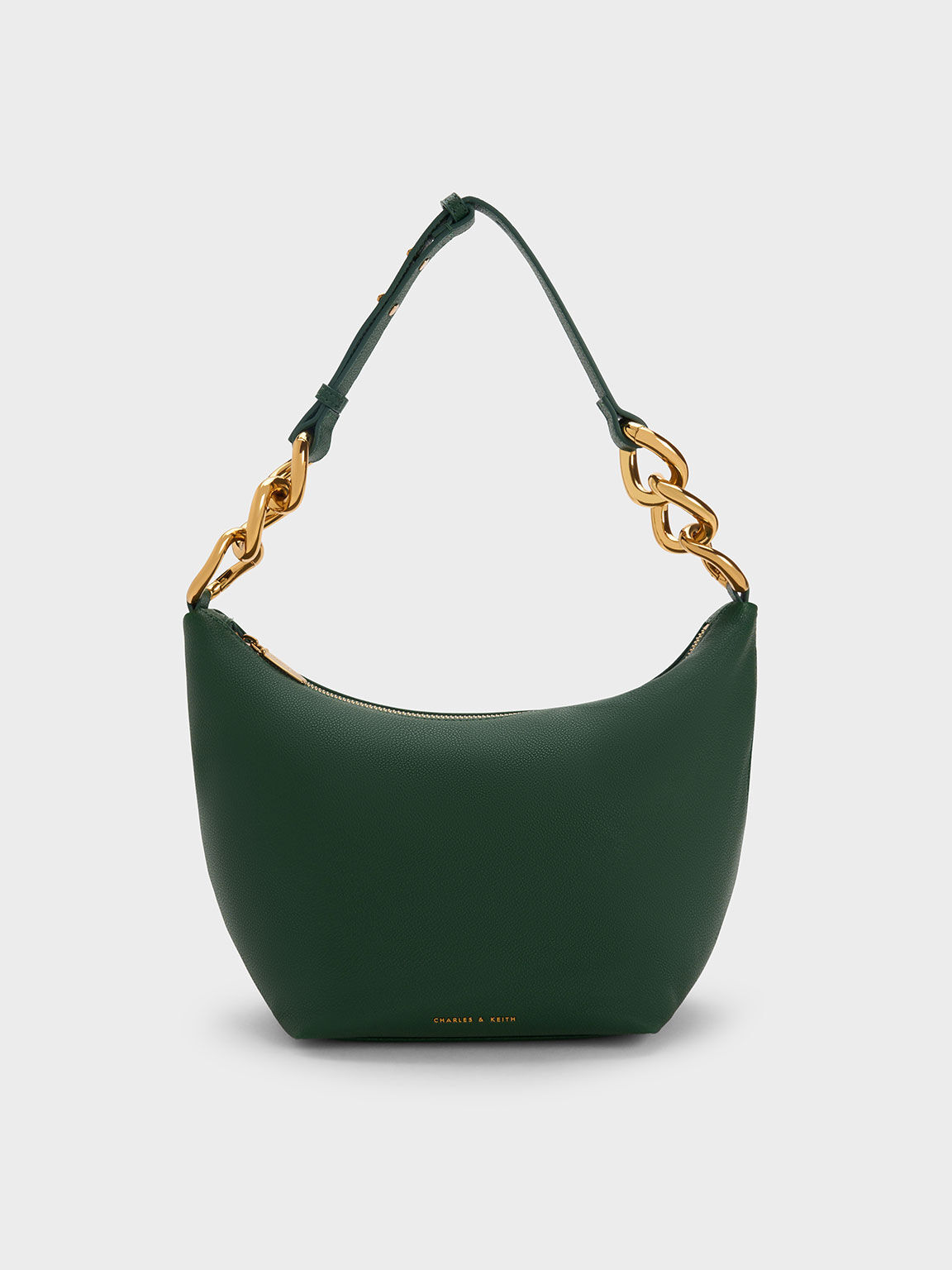 Cayce Hobo Bag, Dark Green, hi-res