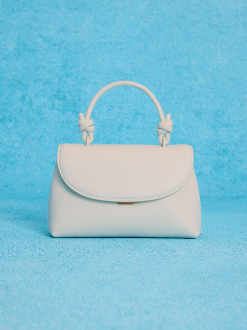 Sammie Knotted-Handle Two-Way Backpack, Cream, hi-res