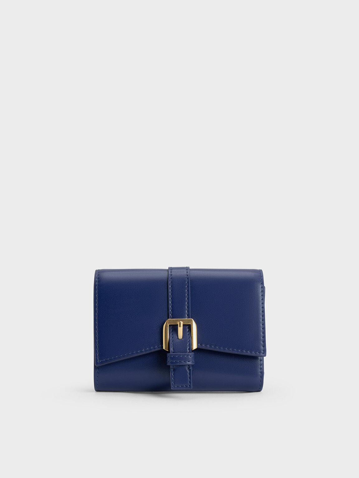 Annelise Belted Wallet, Navy, hi-res