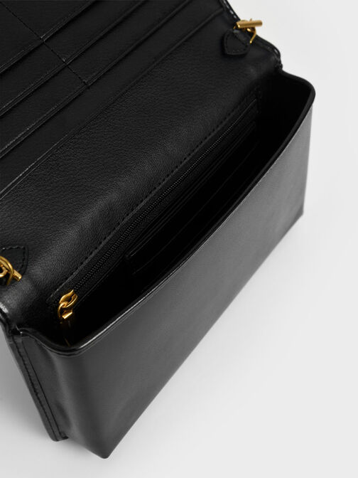 Long Wallet, Black, hi-res